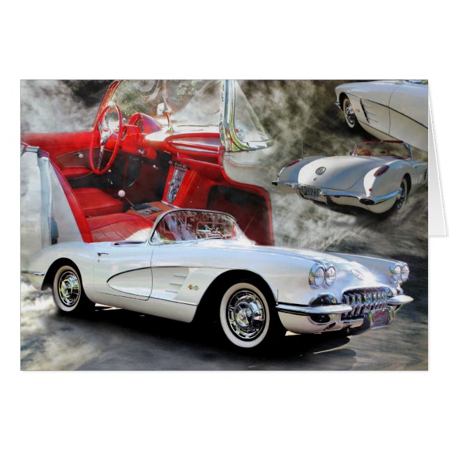 画像的なアメリカのスポーツ・カー (正面横)