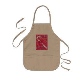 画像的なキャンディ・ケーン 子供用エプロン