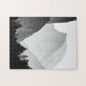 画像的な半分のドームの石の顔|ヨセミテの谷 ジグソーパズル (横)