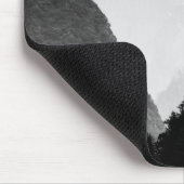 画像的な半分のドームの石の顔|ヨセミテの谷 マウスパッド (コーナー)