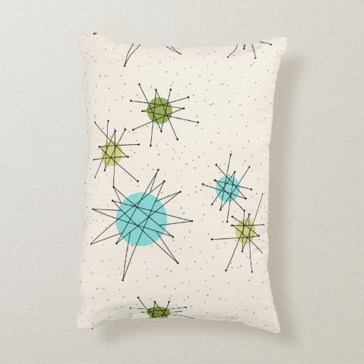 画像的な原子スターバストのアクセントの枕 アクセントクッション (裏面(縦))