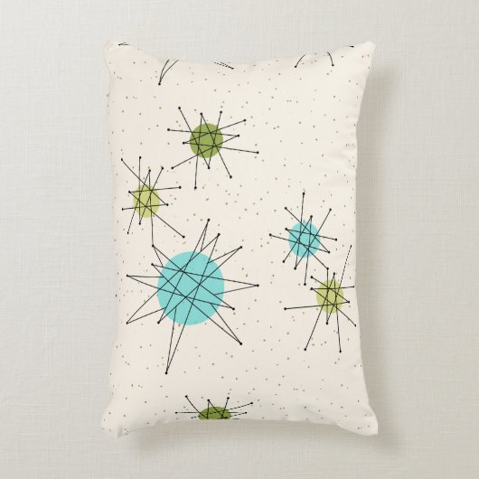 画像的な原子スターバストのアクセントの枕 アクセントクッション (正面(垂直))