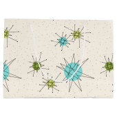 画像的な原子スターバストのギフトバッグ ラージペーパーバッグ (裏面)