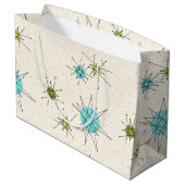 画像的な原子スターバストのギフトバッグ ラージペーパーバッグ (裏面アングル)