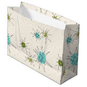 画像的な原子スターバストのギフトバッグ ラージペーパーバッグ (正面アングル)