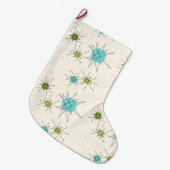 画像的な原子スターバストのクリスマスのストッキング ラージクリスマスストッキング (正面 (吊り時))