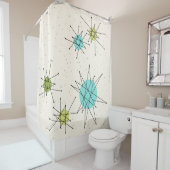 画像的な原子スターバストのシャワー・カーテン シャワーカーテン (インサイチュ)