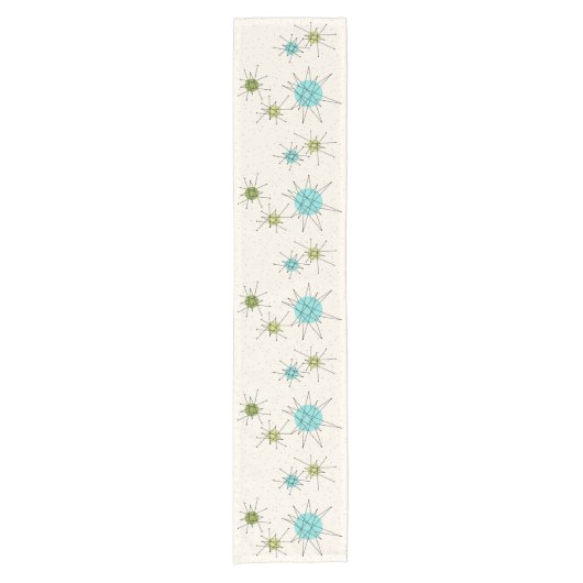 画像的な原子スターバストのテーブルのランナー ショートテーブルランナー (正面)