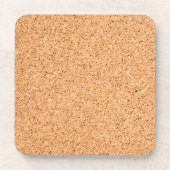 画像的な原子スターバストの堅いプラスチックコースター コースター (裏面)