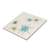 画像的な原子スターバストの小さいセラミックタイル タイル (側面)