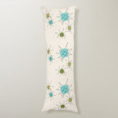 画像的な原子スターバストの抱き枕 ボディピロー (正面縦)