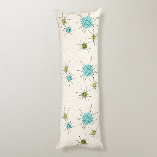 画像的な原子スターバストの抱き枕 ボディピロー (裏面 (縦))