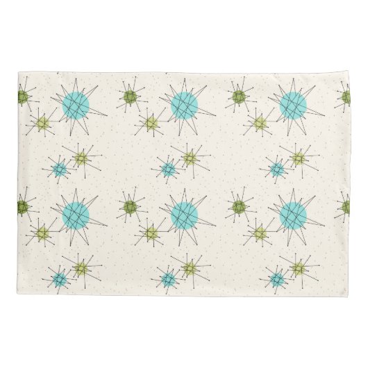 画像的な原子スターバストの枕カバー 枕カバー (裏面)