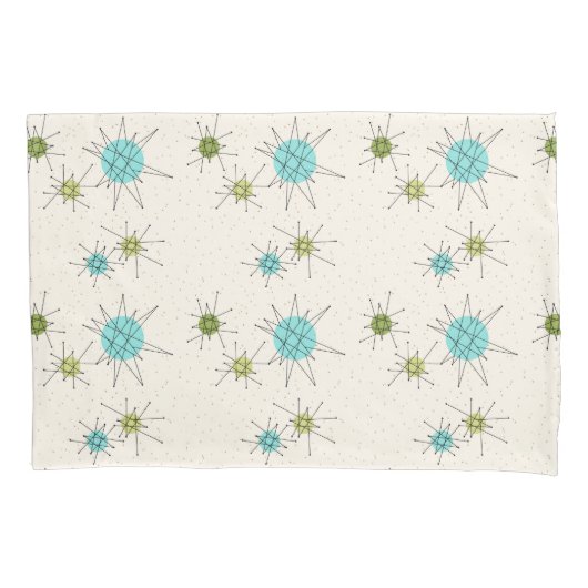 画像的な原子スターバストの枕カバー 枕カバー (正面)