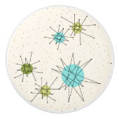 画像的な原子スターバストの陶磁器の引き セラミックノブ (正面)