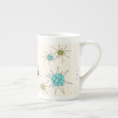 画像的な原子スターバストの骨灰磁器のマグ ボーンチャイナマグカップ (右)