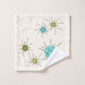 画像的な原子スターバストタオルセット バスタオルセット (ウォッシュタオル)