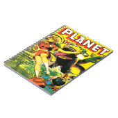 画像的な40年代のサイファイのパルプの漫画 ノートブック (左側)