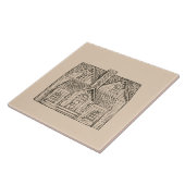 画像賛美テンプレート付き本館 タイル (側面)