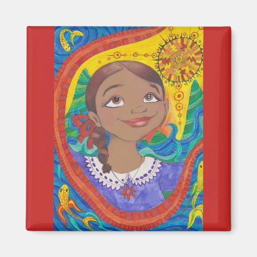 画像2スワヒリ話グマグネット マグネット (正面)