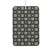 画像、スタイリッシュデザイン、またはビジネスロゴのパターン カーエアーフレッシュナー (正面)