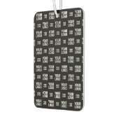 画像、スタイリッシュデザイン、またはビジネスロゴのパターン カーエアーフレッシュナー (左)