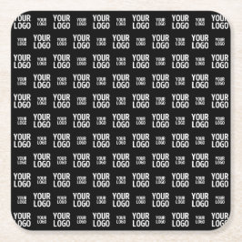 画像、スタイリッシュデザイン、またはビジネスロゴのパターン スクエアペーパーコースター