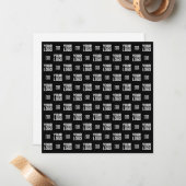 画像、スタイリッシュデザイン、またはビジネスロゴのパターン ノートカード (正面/裏面インサイチュ)