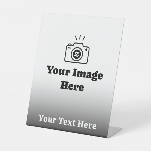 画像＋テキスト 台座サイン (正面)