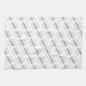 画像/ロゴを自動的に明るくする+パターン キッチンタオル (横)