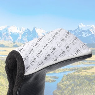 画像/ロゴを自動的に明るくする+パターン ゴルフヘッドカバー