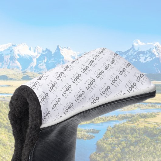 画像/ロゴを自動的に明るくする+パターン ゴルフヘッドカバー