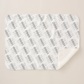 画像/ロゴを自動的に明るくする+パターン シェルパブランケット (正面(横))