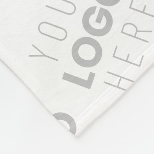 画像/ロゴを自動的に明るくする+パターン フリースブランケット (角)