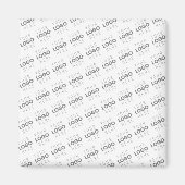 画像/ロゴを自動的に明るくする+パターン マグネット (正面)