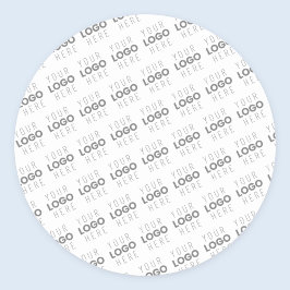 画像/ロゴを自動的に明るくする+パターン ラウンドシール