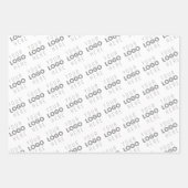 画像/ロゴを自動的に明るくする+パターン ラッピングペーパーシート (正面)