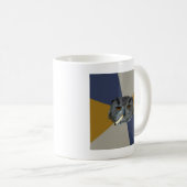 画学生のフクロウのアドバイス動物のミーム コーヒーマグカップ (正面右)