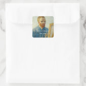 画家としての自画像 ヴィンセント・ヴァン・ゴッホ スクエアシール (バッグ)