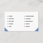 画家とデコレータ、ロ絵を描ーラ 名刺 (裏面)