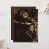 画家と新婦（フレデリック・リイトン作） カード (正面/裏面インサイチュ)