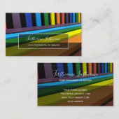 画家と装飾家のための虹色 名刺 (正面/裏面)