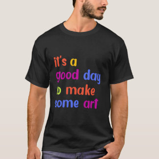 画家になる日です Tシャツ