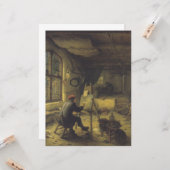 画家のアトリエ（アーティストスタジオ） カード (正面/裏面インサイチュ)