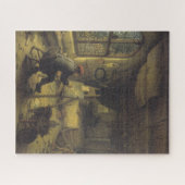 画家のアトリエ(アーティストスタジオ) ジグソーパズル (横)