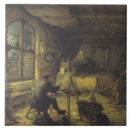 画家のアトリエ（アーティストスタジオ） タイル