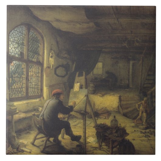 画家のアトリエ（アーティストスタジオ） タイル (正面)