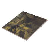 画家のアトリエ（アーティストスタジオ） タイル (側面)