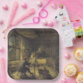 画家のアトリエ（アーティストスタジオ） ペーパープレート (パーティー)