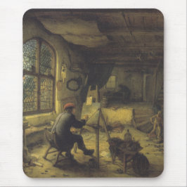 画家のアトリエ（アーティストスタジオ） マウスパッド